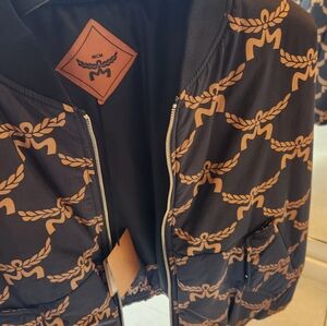 Authentic MCM Black and Tan Patterned Jacket.  UNISEX